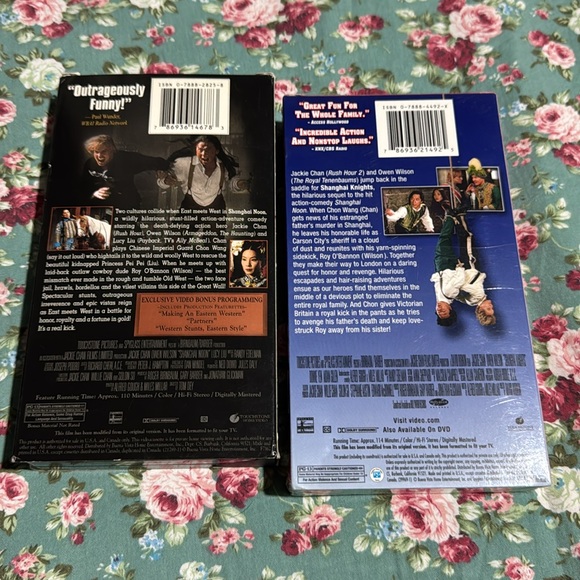 Shanghai Noon & Shanghai Knights VHS 📼 lot of 2 in very good condition. Movies 🍿 - Picture 5 of 6